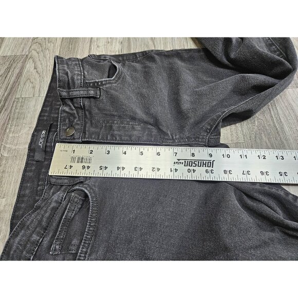 Joe's Jeans Jeans Womens 26 Black Charcoal Skinny Stretch Tapered Leg Denim - Picture 10 of 11